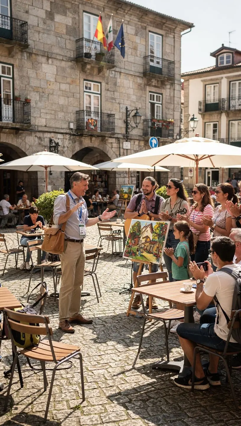 Acessibilidade em passeios a pé comunitários.