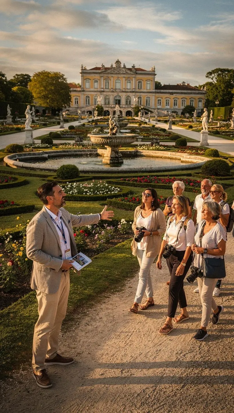Uso de tecnologia na organização de caminhadas guiadas.