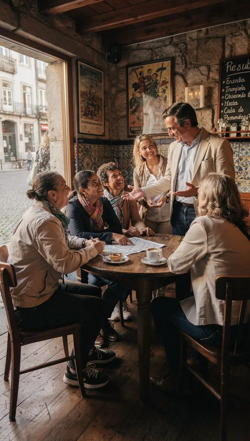 Habilidades de comunicação eficazes para guias de turismo.